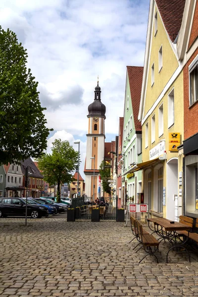 Allersberg Tyskland Maj 2019 Traditionella Hus Den Tyska Staden Allersberg — Stockfoto