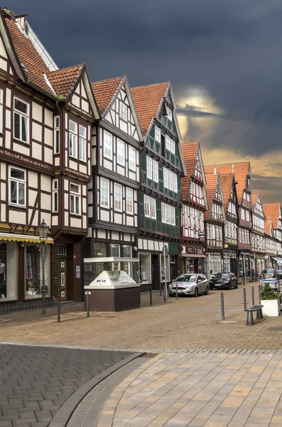 Celle Germania Case Storiche Graticcio Celle Germania — Foto Stock