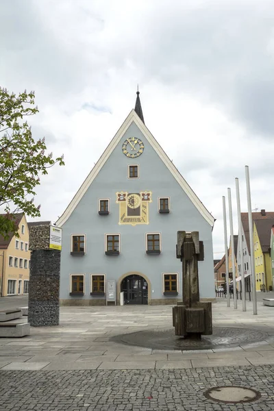 Freystadt Niemcy Maj 2019 Tradycyjne Domy Niemieckiego Miasta Freystadt Bawaria — Zdjęcie stockowe