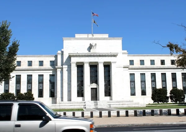 Gebäude Der Federal Reserve Washington Vereinigte Staaten Fed — Stockfoto