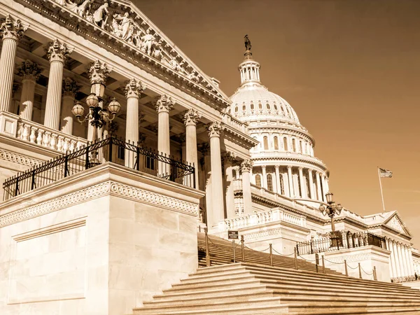 Edifício Capitólio Dos Eua Washington — Fotografia de Stock