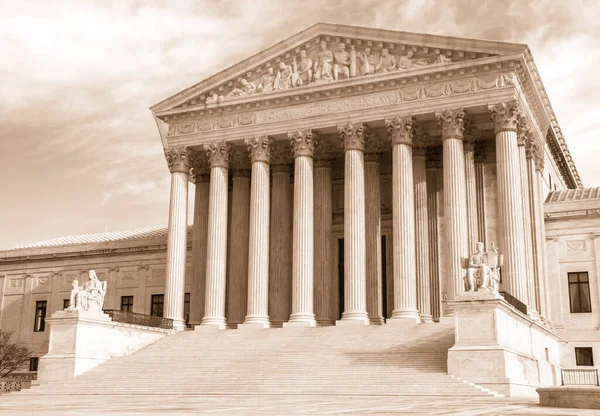 Здание Верховного Суда Сша Вашингтоне Сша — стоковое фото