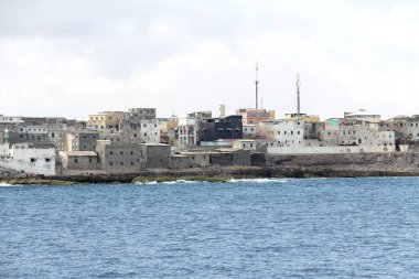 MOGADISHU, SOMALIA 2014: Mogadishu, Mogadişu 'nun görünüşü Somali' nin başkentidir.