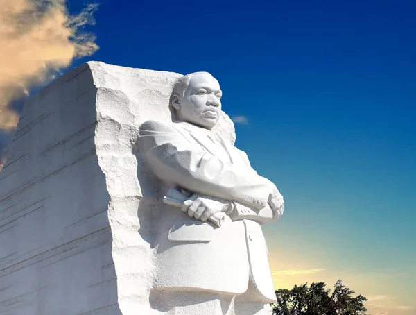 Martin Luther King Emlékmű Washingtonban — Stock Fotó