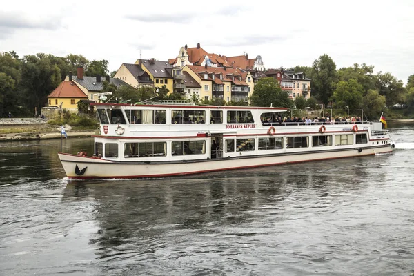 View Unesco Heritage Historic Bavarian City Regensburg Germany — Stock Photo, Image