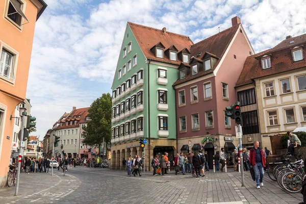 Cidade Histórica Bamberg 2015 Que Não Foi Afetada Pela Segunda — Fotografia de Stock