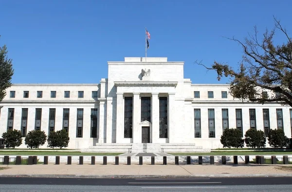 Federal Reserve Building Washingtonu Spojené Státy Americké Fed — Stock fotografie