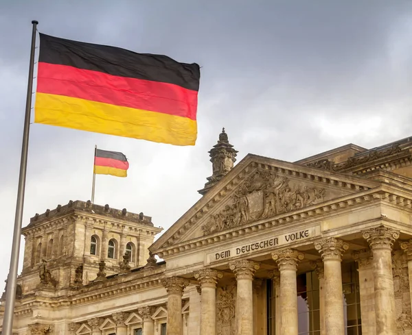 Reichstagsgebäude Berlin Deutschland — Stockfoto
