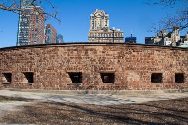 Battery Park 'taki Castle Clinton Ulusal Anıtı New York
