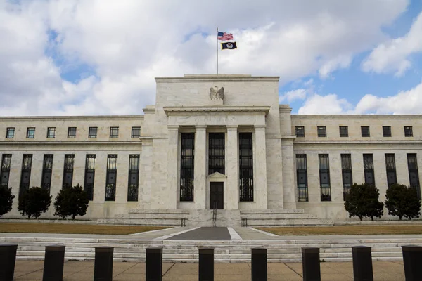 Sede Reserva Federal Washington Eua Fed — Fotografia de Stock