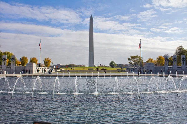 Monumento Washington Memorial Segunda Guerra Mundial —  Fotos de Stock