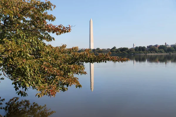 Monumento Washington Outono Washington — Fotografia de Stock