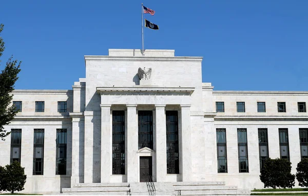 Gebäude Der Federal Reserve Washington Vereinigte Staaten Fed — Stockfoto