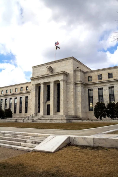 Huvudkontoret För Federal Reserve Washington Usa Fed — Stockfoto