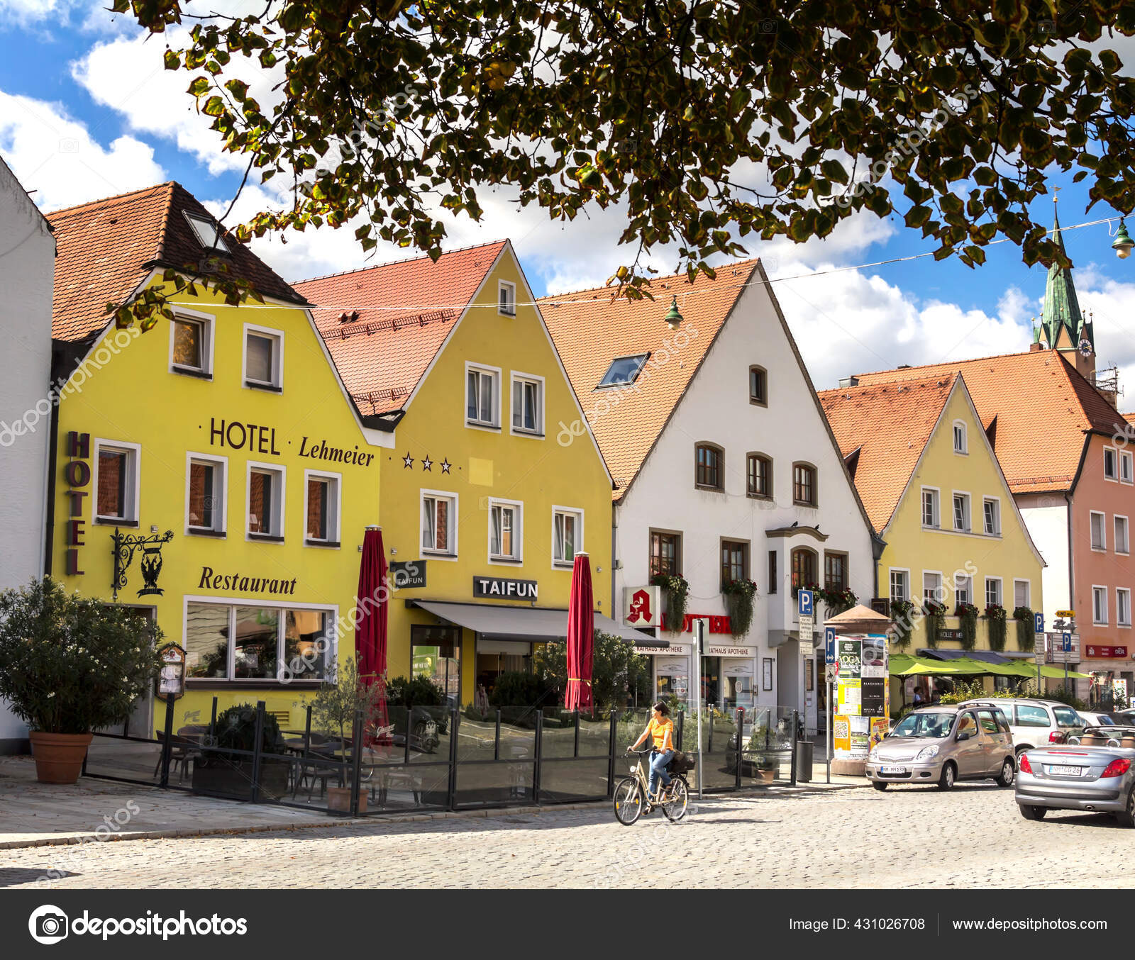 Neumarkt Der Oberpfalz Deutschland Schöner Blick Auf Die Historische