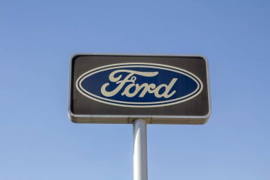 Ankara, Türkiye: Ford bayiliği tabelası, Ford ABD merkezli en büyük ikinci otomobil üreticisi