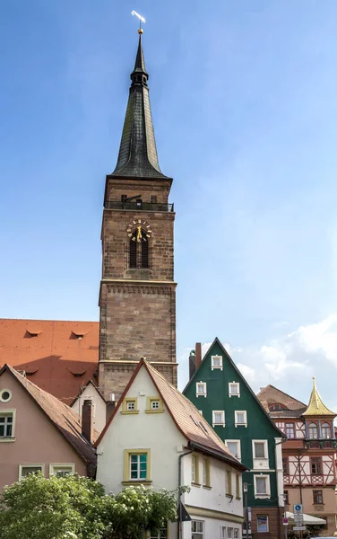 Schwabach Alemania Ciudad Vieja Medieval Alt Stadt Vista Ciudad Alemana — Foto de Stock