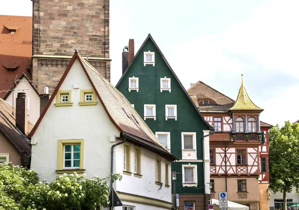 Schwabach Allemagne Vieille Ville Médiévale Alt Stadt Vue Ville Allemande — Photo