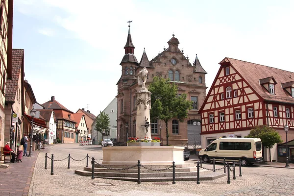 Nurnberg Wendelstein Germania Bella Vista Sulla Città Tedesca Wendelstein Una — Foto Stock