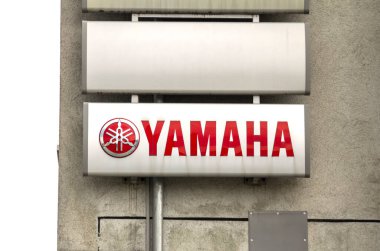 Nurnberg, Almanya: Yamaha bayiliği. Yamaha Corporation, müzik aletleri, elektronik ve motosikletleri üreten çok uluslu bir Japon şirketidir..
