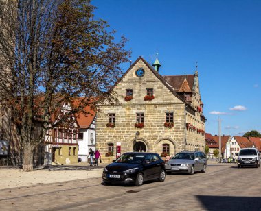 Altdorf bei Nuremberg - ünlü tarihi kasaba, Bavyera, Almanya