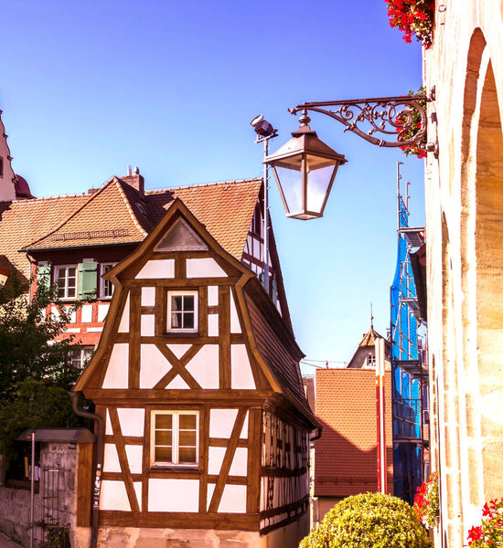 Altdorf bei Nuremberg - 8 SEP 2018 famous historical medieval town, Bavaria, Germany