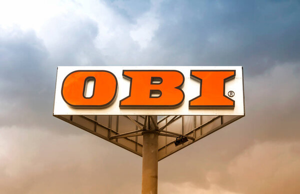 Schwabach, Germany : The OBI market in Frankfurt Main, Germany. Obi is the largest hardware and do-it-yourself retailer in Germany