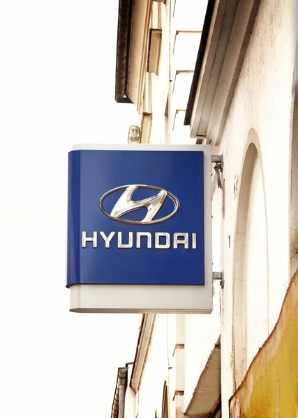 Nurnberg Alemania Hyundai Motor Company Dealership Hyundai Fabricante Automóviles Multinacional — Foto de Stock