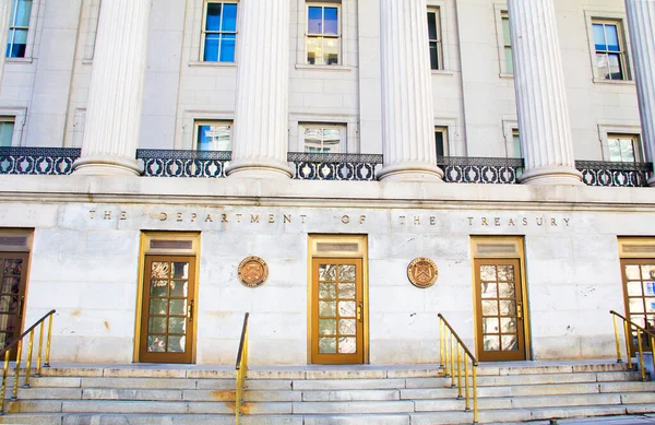 Departamento Del Tesoro Washington — Foto de Stock