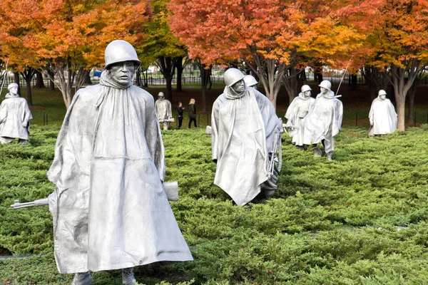 Memorial Guerra Corea Washington — Foto de Stock