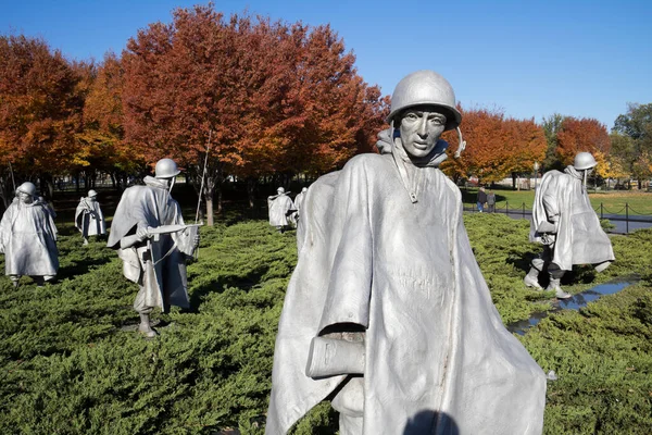 Memorial Guerra Corea Washington — Foto de Stock