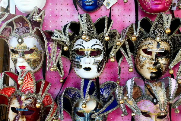 Venedig Italien Traditionelle Masken — Stockfoto