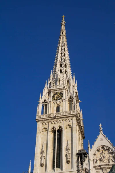 Загребський Собор Годинникова Вежа Хорватія — стокове фото