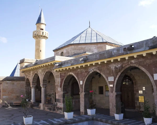 Berömda Moskén Och Tillbedjan Område Hadji Bektas Veli Nevsehir Turkiet — Stockfoto