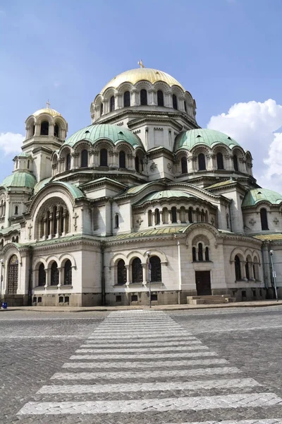 Katedral Alexander Nevsky Adalah Sebuah Katedral Ortodoks Bulgaria Sofia Ibukota — Stok Foto