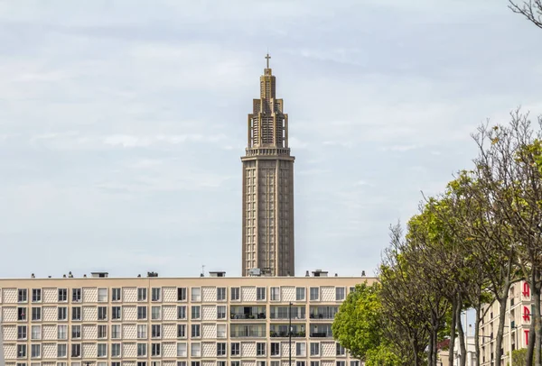 Havre Franciaország Havre Szent József Templom Normandia Franciaország — Stock Fotó