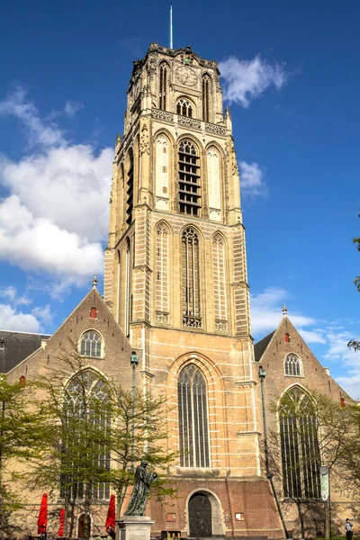 Rotterdam Nederland Sint Laurenskerk 1449 1525 Protestantse Kerk Het Centrum — Stockfoto