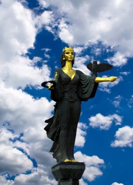 Statue of St. Sofia clipart