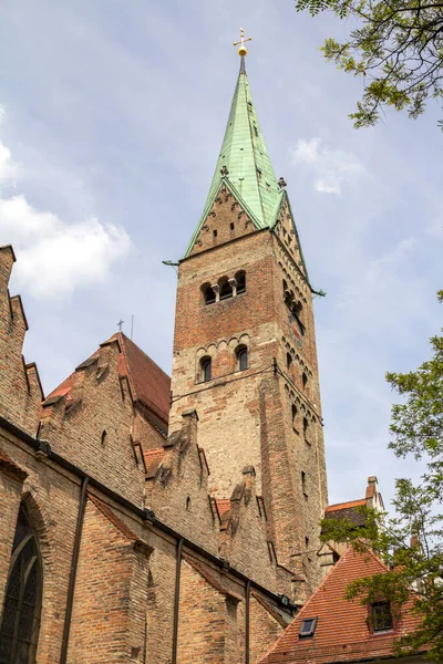 Catedral Augsburgo Uma Igreja Católica Romana Augsburgo Baviera Alemanha Fundada — Fotografia de Stock