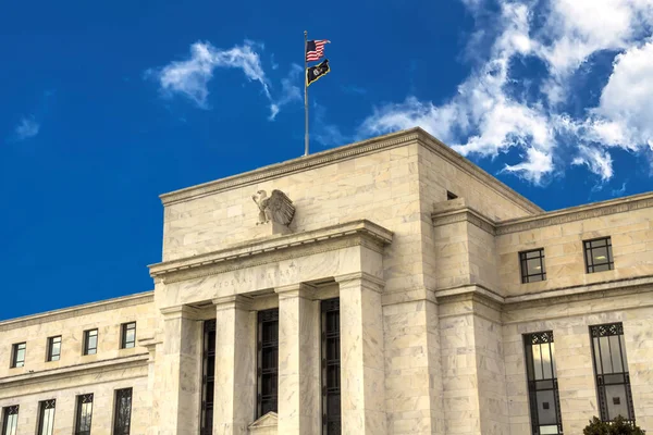 Gebäude Der Federal Reserve Washington Vereinigte Staaten Fed — Stockfoto