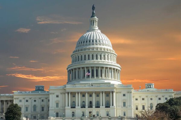 Здание Капитолия в Вашингтоне, США