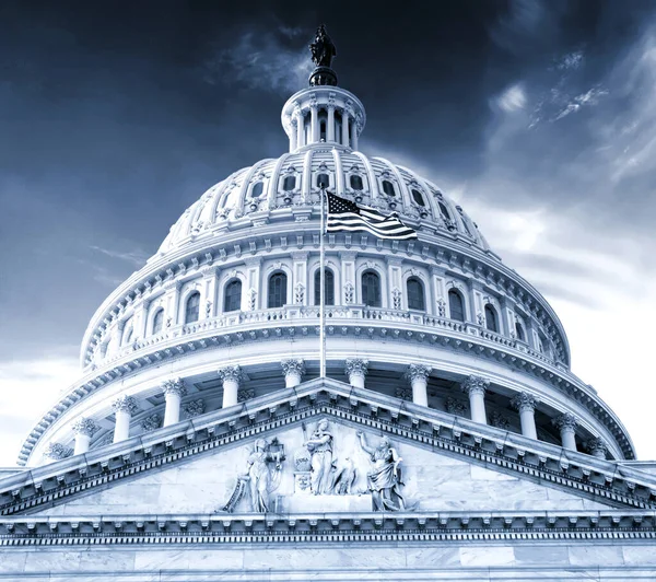 Edificio Del Capitolio Estados Unidos Washington —  Fotos de Stock