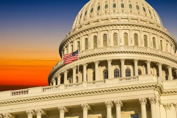 Edifício Capitólio Dos Eua Washington — Fotografia de Stock