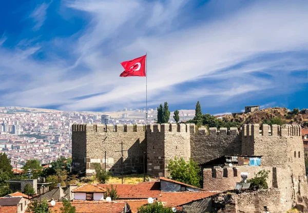 Kasteel Van Ankara Ankara Hoofdstad Van Turkije — Stockfoto