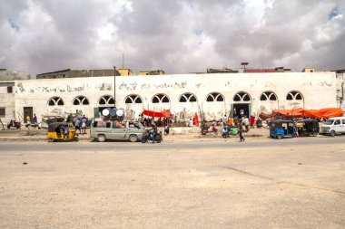 MOGADISHU, SOMALIA 2014: Mogadishu, Mogadişu 'nun görünüşü Somali' nin başkentidir.