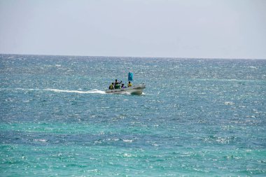 Mogadişu 'nun manzarası, Mogadişu plajındaki insanlar, Mogadişu Somali' nin başkentidir.