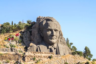 Modern Türkiye 'nin kurucusu Atatürk Heykeli