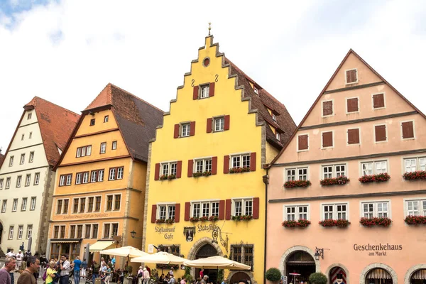 Rothenburg Der Tauber Βαυαρία Γερμανία Rothenburg Der Tauber Ιστορική Πόλη — Φωτογραφία Αρχείου