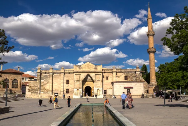 Historiska Ulu Cami Karamanoglu Camii Byggd Mellan 1408 1409 Aksaray — Stockfoto