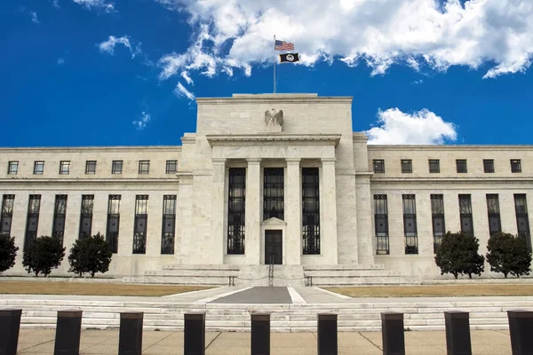 Federal Reserve Building Washingtonu Spojené Státy Americké Fed — Stock fotografie